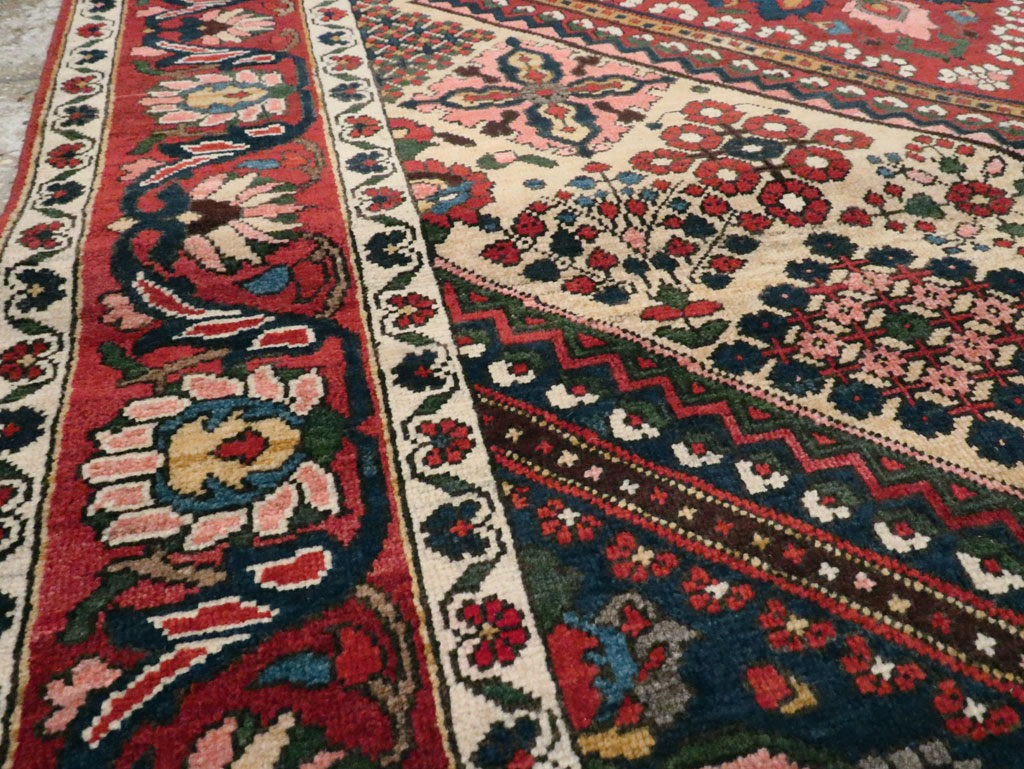 Vintage Persian Joshegan Rug (Pair: 1 of 2), No.25185 - Gsblank