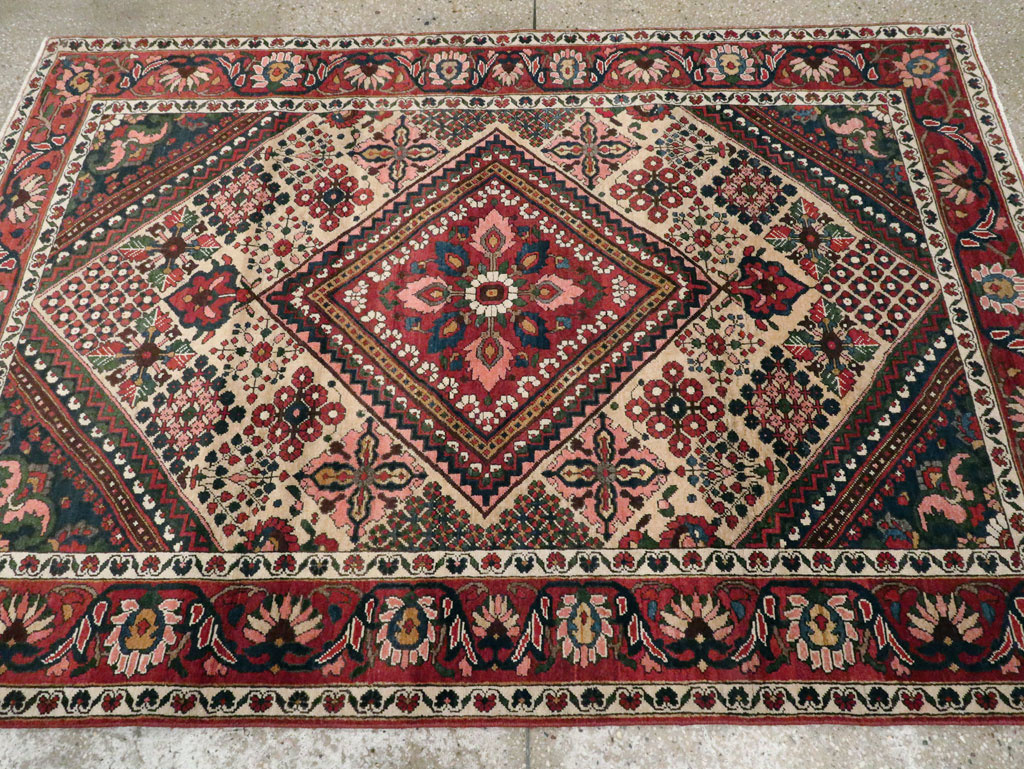 Vintage Persian Joshegan Rug (Pair: 1 of 2), No.25185 - Gsblank