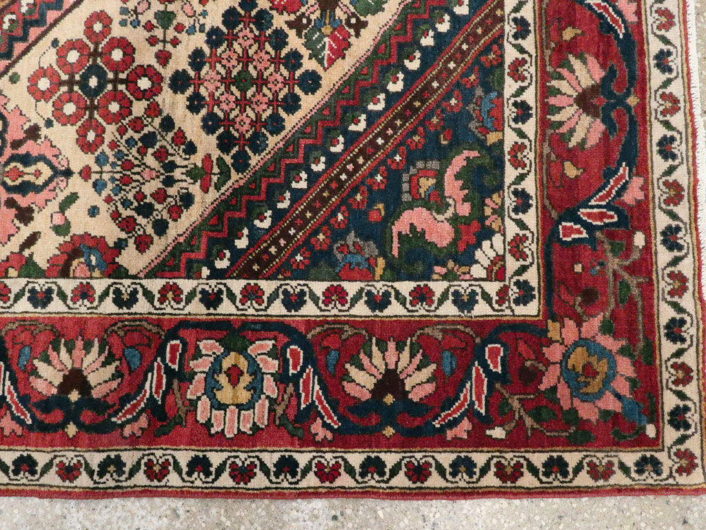 Vintage Persian Joshegan Rug (Pair: 1 of 2), No.25185 - Gsblank