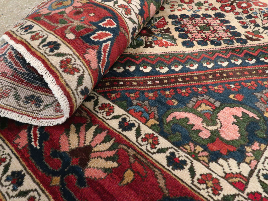 Vintage Persian Joshegan Rug (Pair: 1 of 2), No.25185 - Gsblank