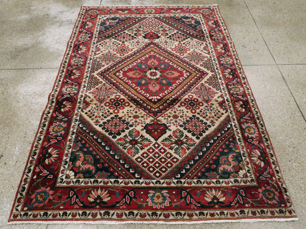 Vintage Persian Joshegan Rug (Pair: 2 of 2), No.25186 - Gsblank