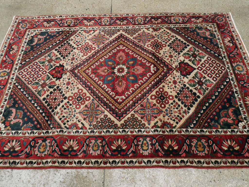Vintage Persian Joshegan Rug (Pair: 2 of 2), No.25186 - Gsblank