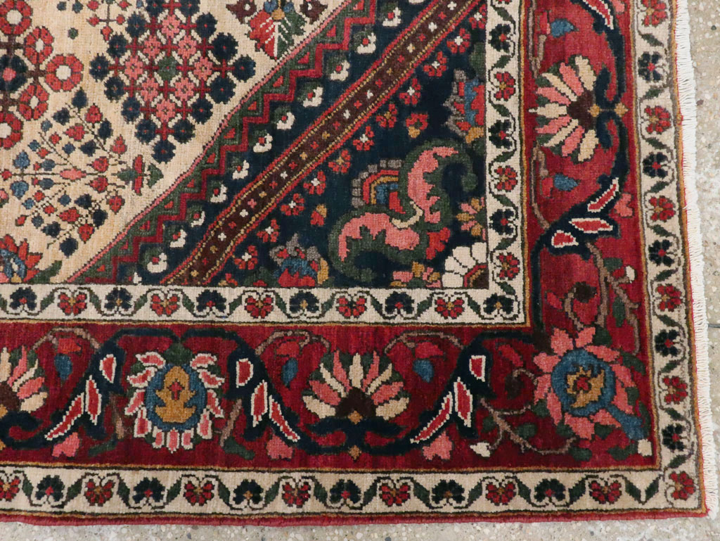 Vintage Persian Joshegan Rug (Pair: 2 of 2), No.25186 - Gsblank