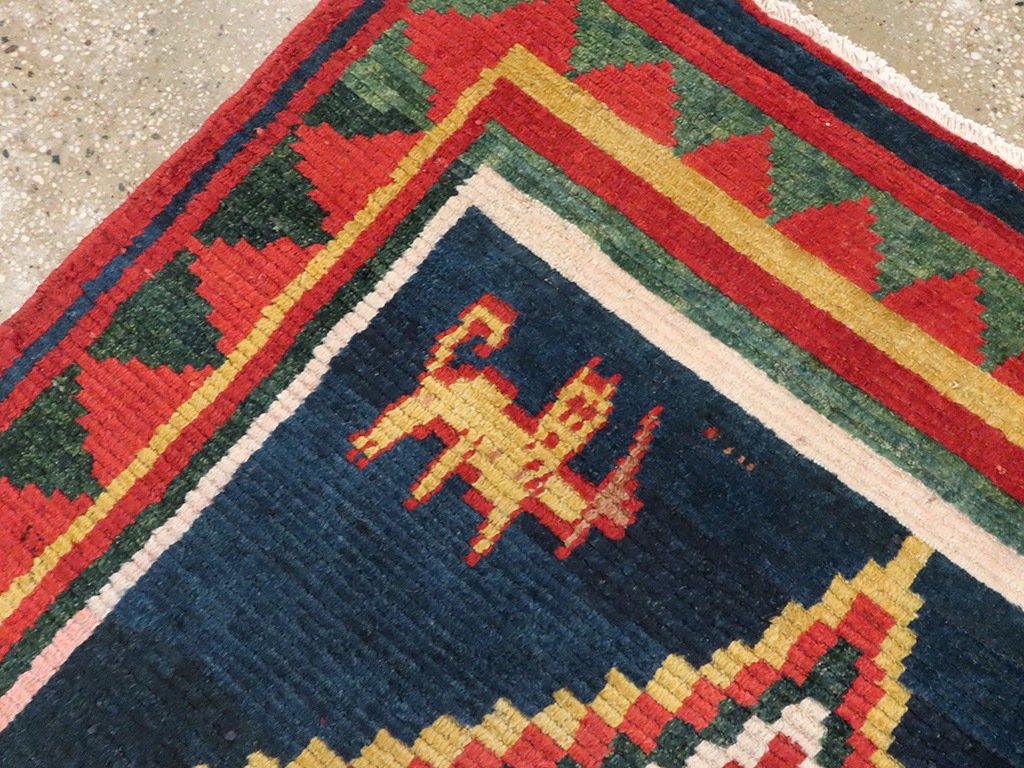 Vintage Persian Gabbeh Rug, No.25201 - Gsblank