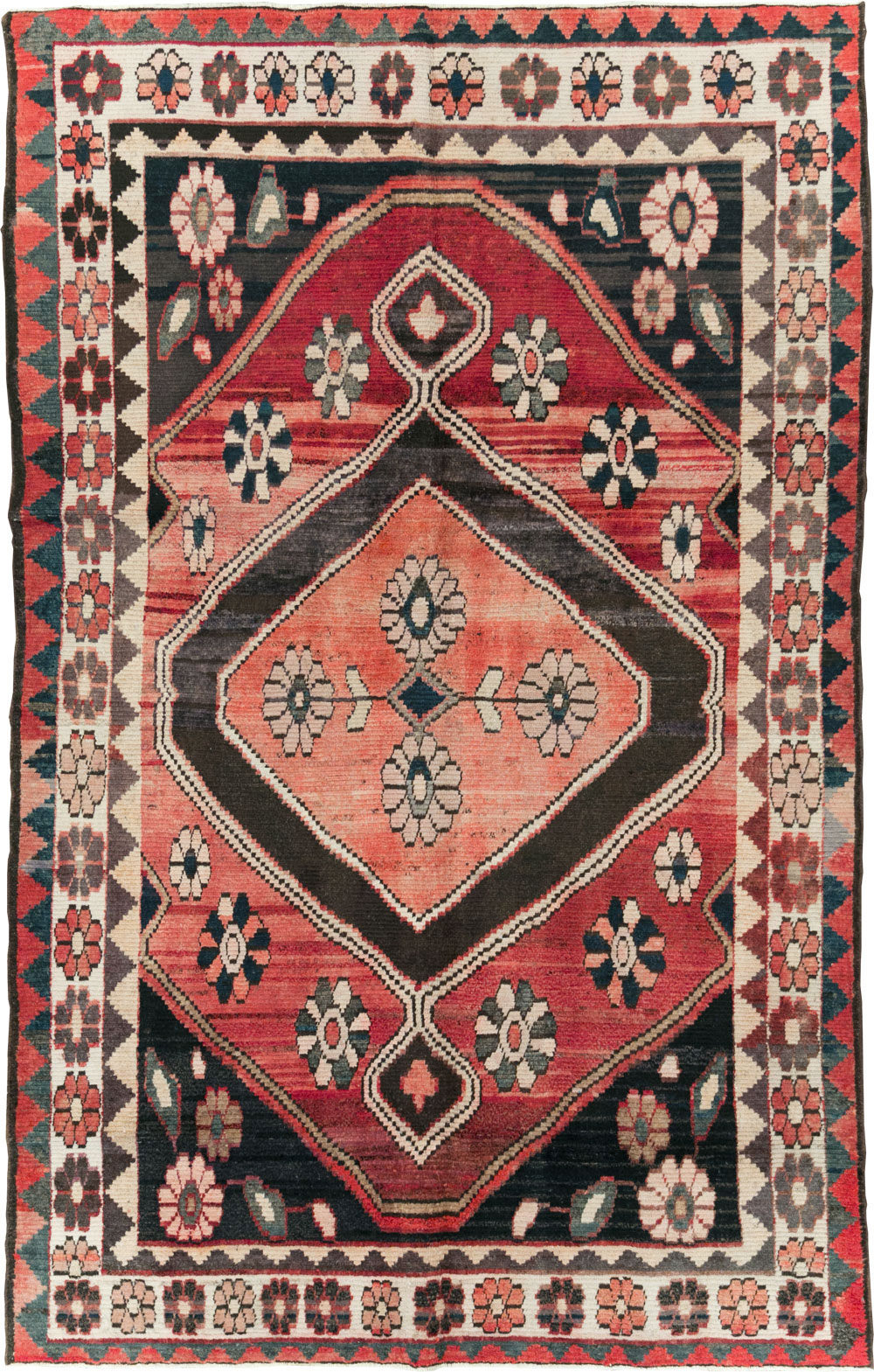 Vintage Persian Gabbeh Rug, No.25205 - Gsblank