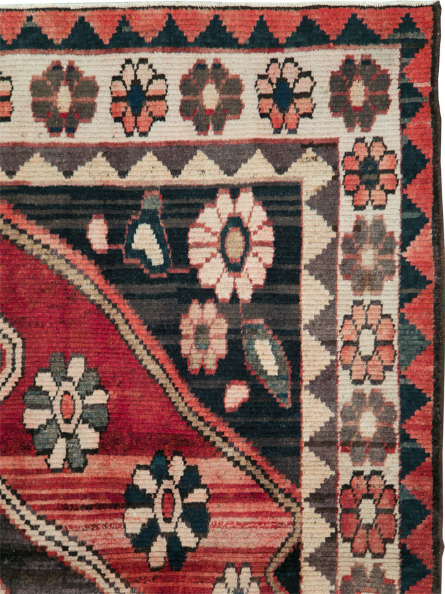 Vintage Persian Gabbeh Rug, No.25205 - Gsblank