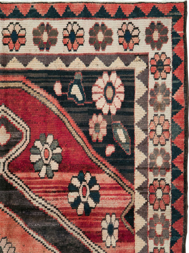 Vintage Persian Gabbeh Rug, No.25205 - Gsblank