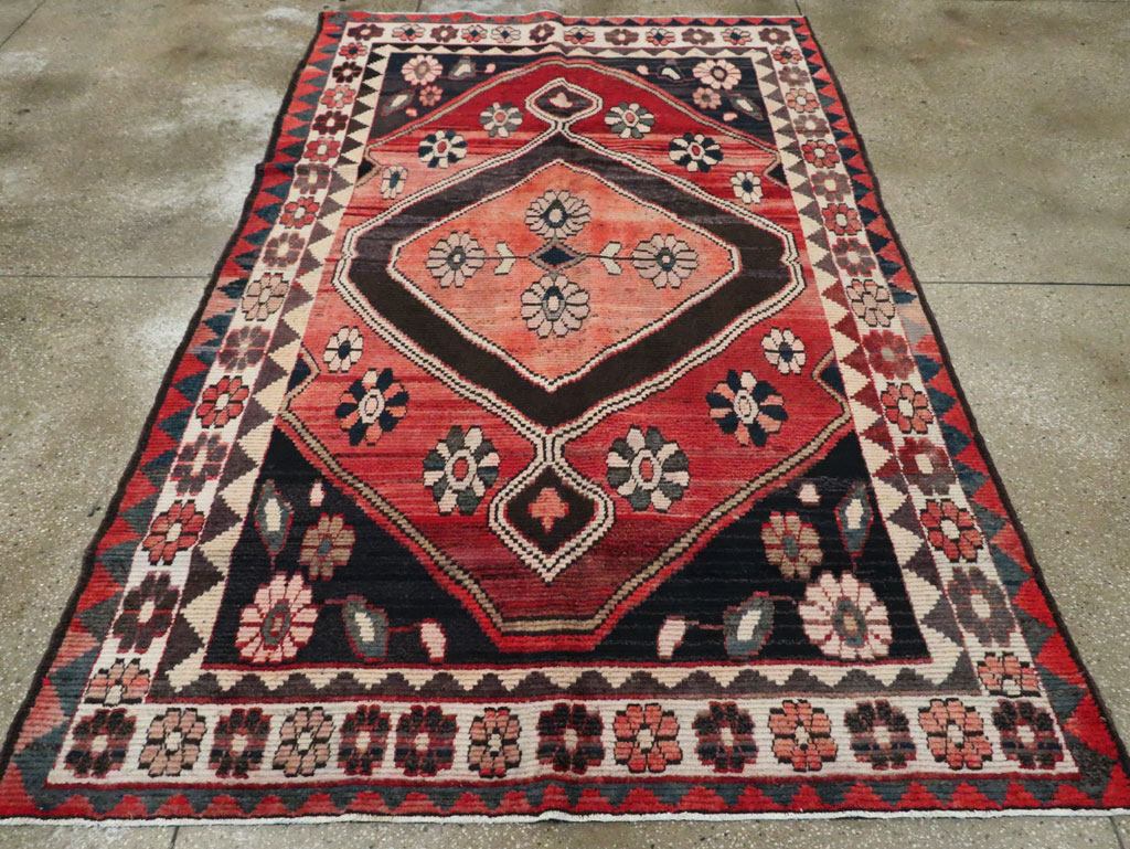 Vintage Persian Gabbeh Rug, No.25205 - Gsblank
