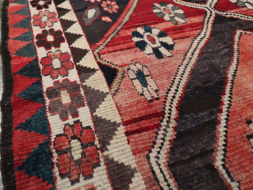 Vintage Persian Gabbeh Rug, No.25205 - Gsblank