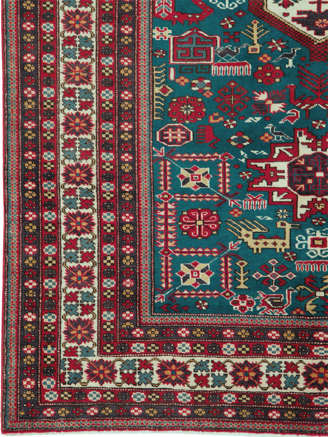 Vintage Persian Tabriz Rug (Pair: 1 of 2), No.25224 - Gsblank