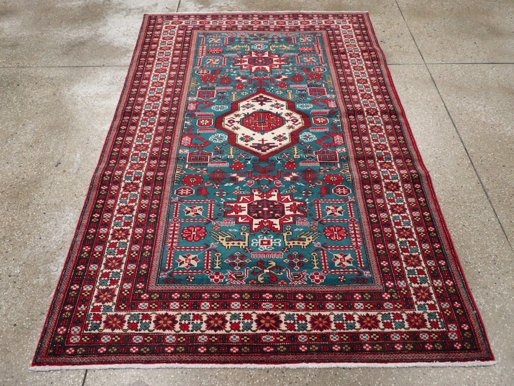 Vintage Persian Tabriz Rug (Pair: 1 of 2), No.25224 - Gsblank