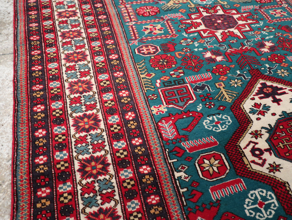 Vintage Persian Tabriz Rug (Pair: 1 of 2), No.25224 - Gsblank