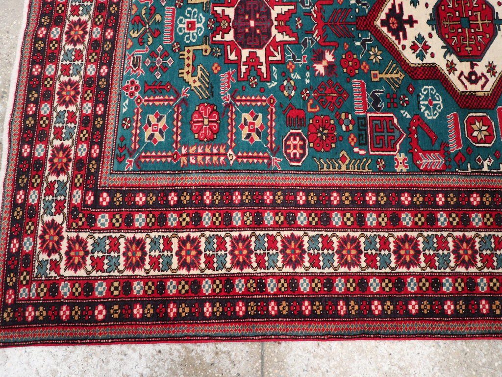 Vintage Persian Tabriz Rug (Pair: 1 of 2), No.25224 - Gsblank