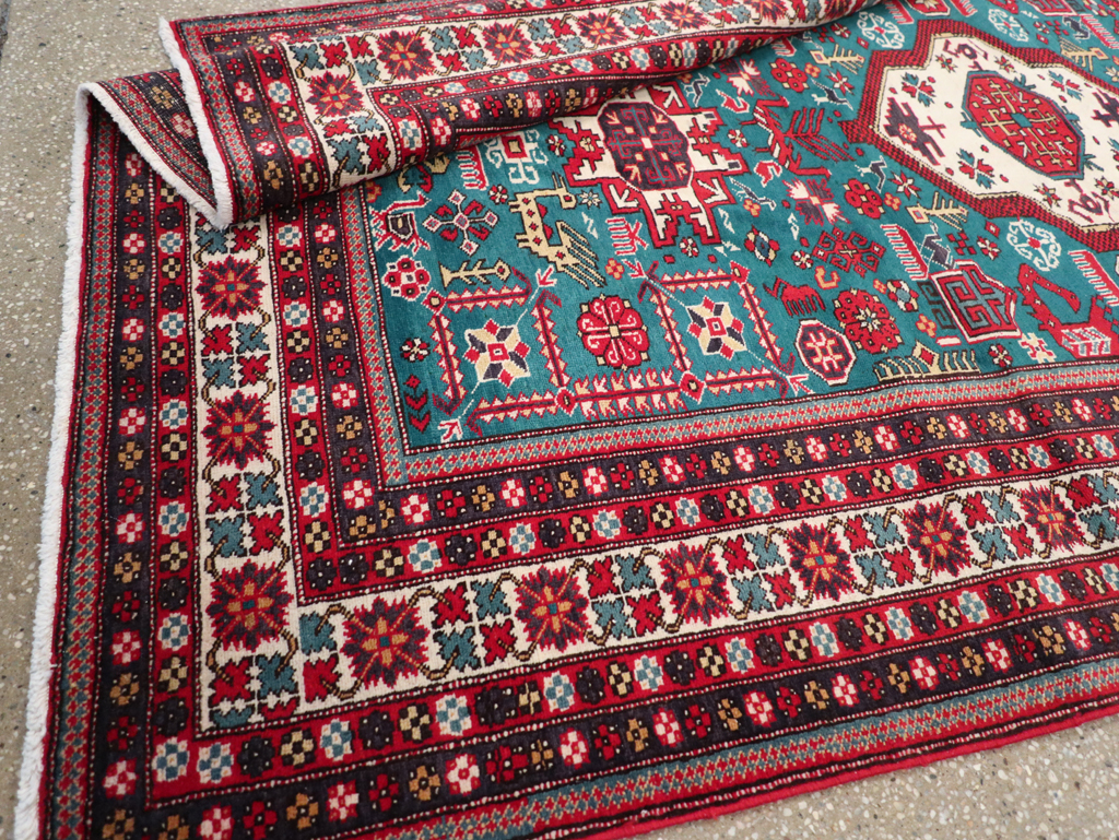 Vintage Persian Tabriz Rug (Pair: 1 of 2), No.25224 - Gsblank