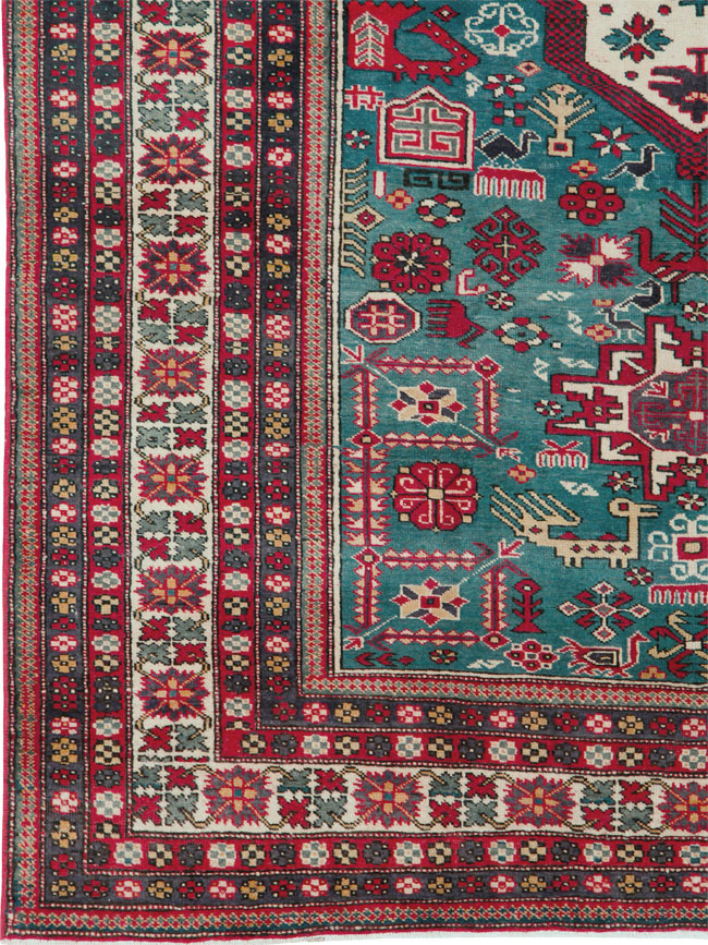 Vintage Persian Tabriz Rug (Pair: 2 of 2), No.25225 - Gsblank