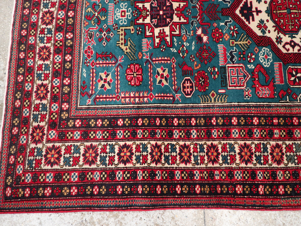 Vintage Persian Tabriz Rug (Pair: 2 of 2), No.25225 - Gsblank