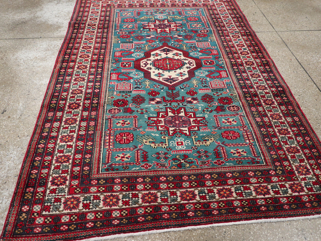 Vintage Persian Tabriz Rug (Pair: 2 of 2), No.25225 - Gsblank