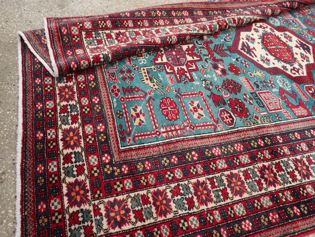 Vintage Persian Tabriz Rug (Pair: 2 of 2), No.25225 - Gsblank