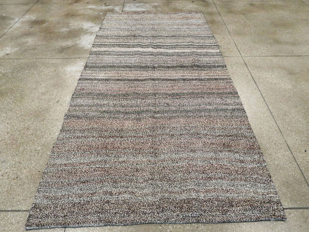 Vintage Persian Flatweave Kilim Gallery Rug, No.25247 - Gsblank