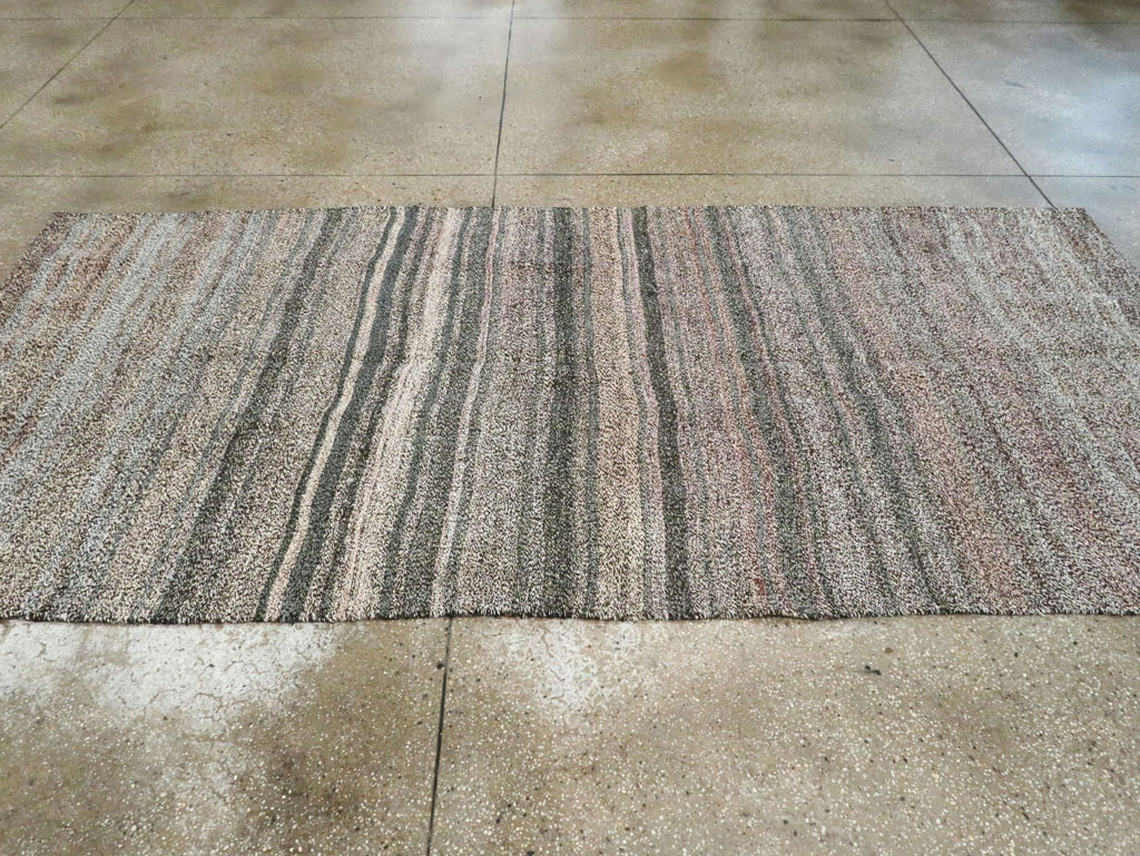 Vintage Persian Flatweave Kilim Gallery Rug, No.25247 - Gsblank