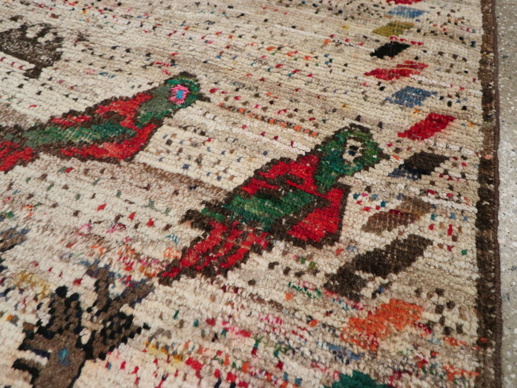 Vintage Persian Gabbeh Rug, No.25255 - Gsblank