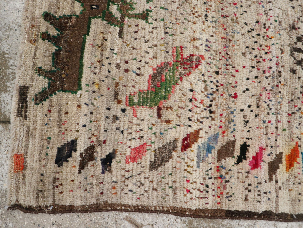Vintage Persian Gabbeh Rug, No.25255 - Gsblank
