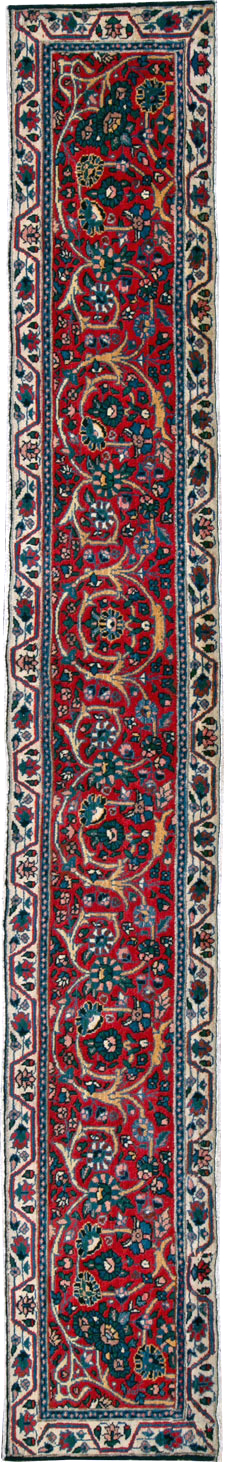 Antique Persian Tabriz Runner, No.25258 - Gsblank