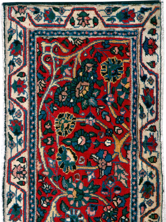 Antique Persian Tabriz Runner, No.25258 - Gsblank
