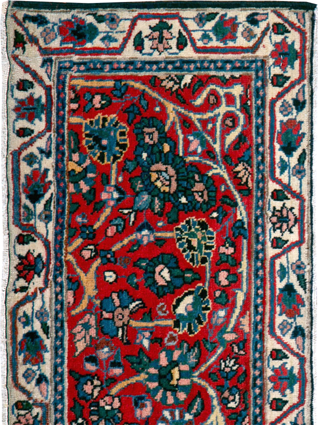 Antique Persian Tabriz Runner, No.25258 - Gsblank