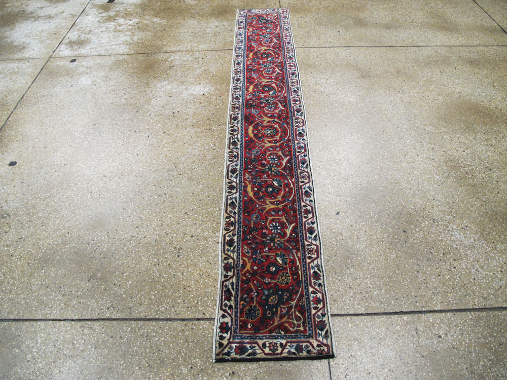 Antique Persian Tabriz Runner, No.25258 - Gsblank