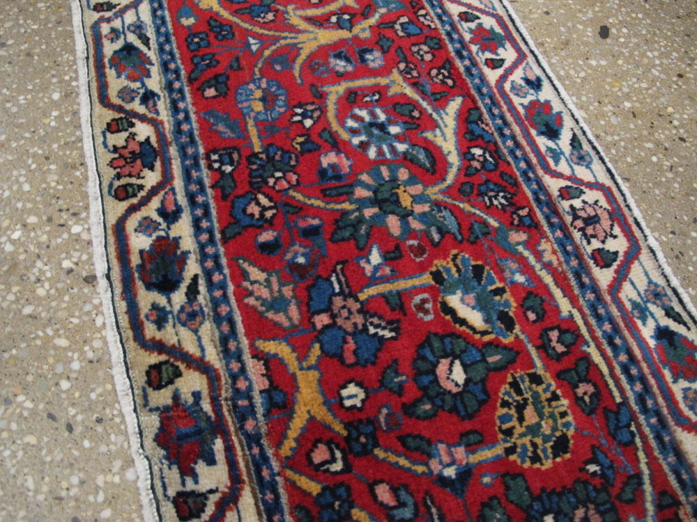 Antique Persian Tabriz Runner, No.25258 - Gsblank