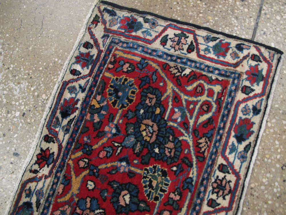 Antique Persian Tabriz Runner, No.25258 - Gsblank