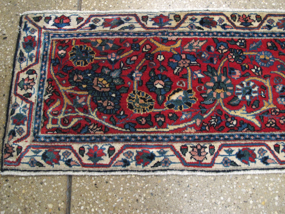Antique Persian Tabriz Runner, No.25258 - Gsblank