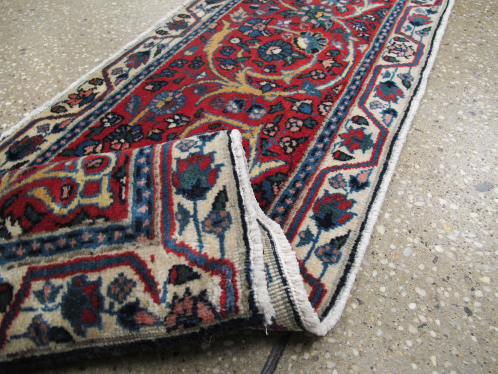 Antique Persian Tabriz Runner, No.25258 - Gsblank