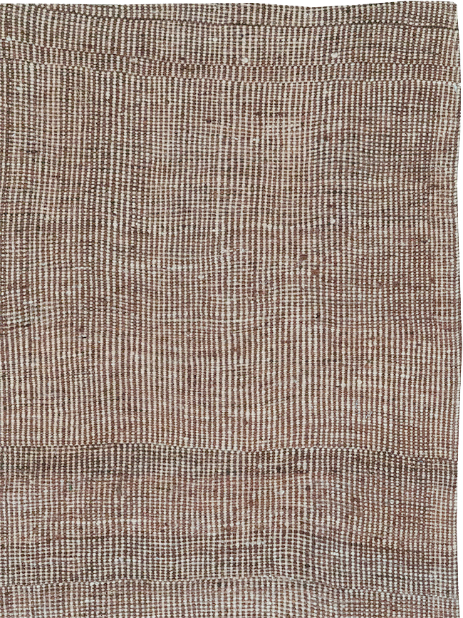 Vintage Persian Flatweave Kilim Square Accent Rug, No.25269 - Gsblank
