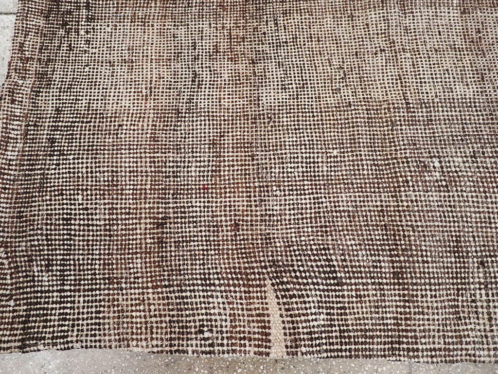 Vintage Persian Flatweave Kilim Square Accent Rug, No.25269 - Gsblank