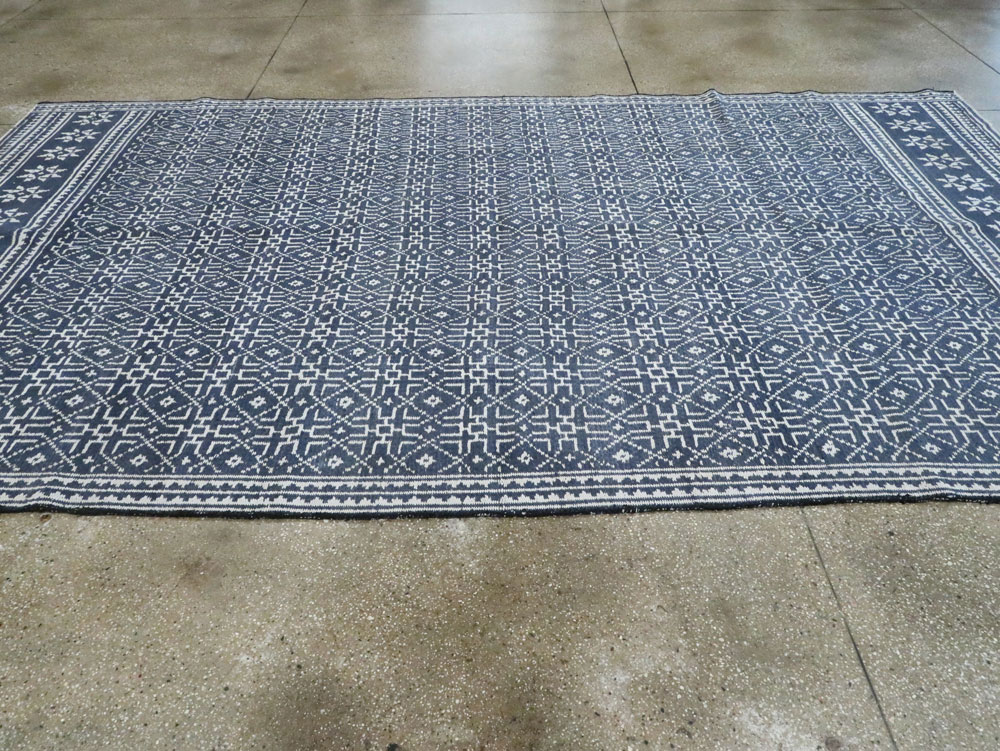 Vintage Persian Flatweave Kilim , No.25270 - Gsblank