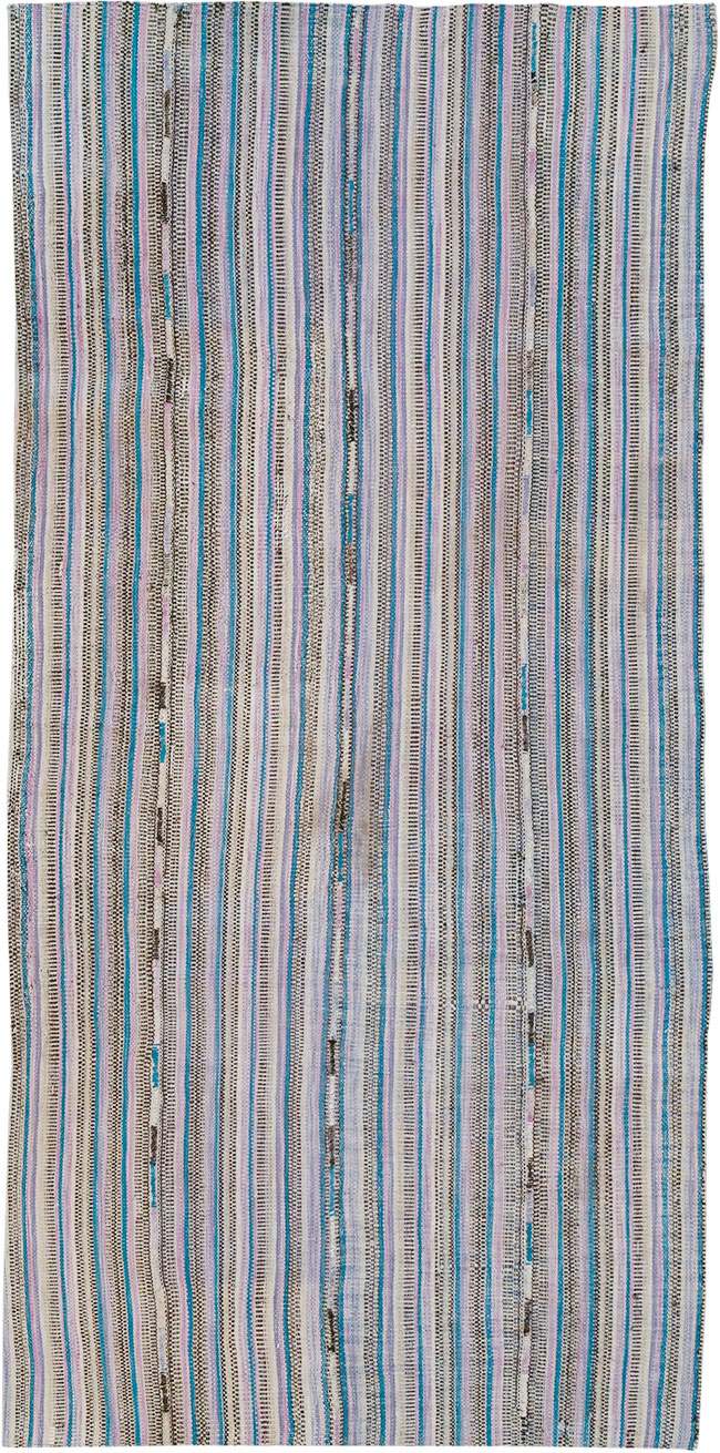 Vintage Persian Flatweave Kilim Accent Rug, No.25279 - Gsblank