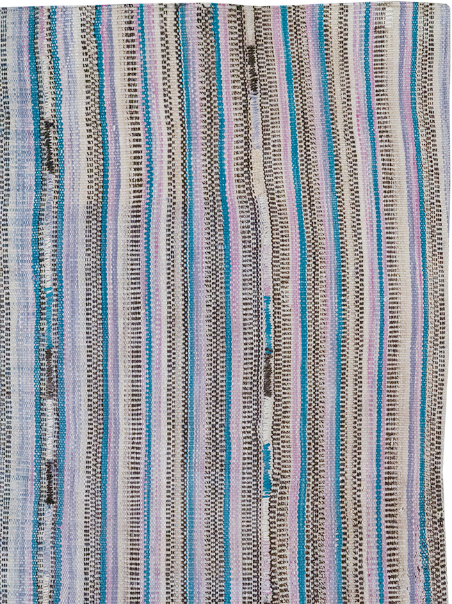 Vintage Persian Flatweave Kilim Accent Rug, No.25279 - Gsblank