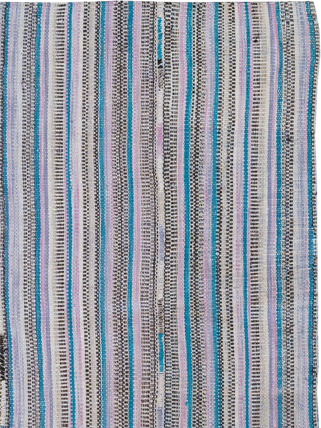 Vintage Persian Flatweave Kilim Accent Rug, No.25279 - Gsblank