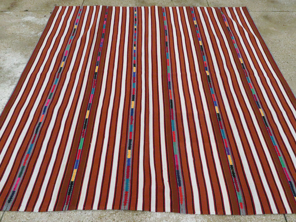 Vintage Persian Flatweave Kilim, No.25280 - Gsblank