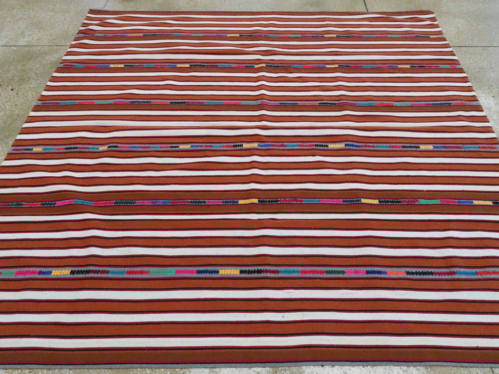 Vintage Persian Kilim, No.25280 - Gsblank