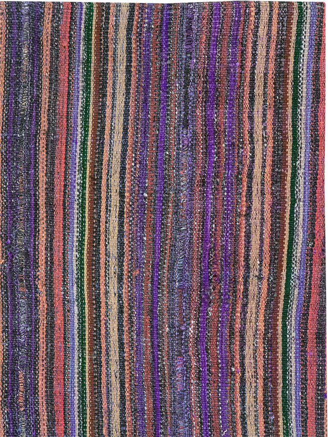 Vintage Persian Flatweave Kilim Accent Rug, No.25282 - Gsblank