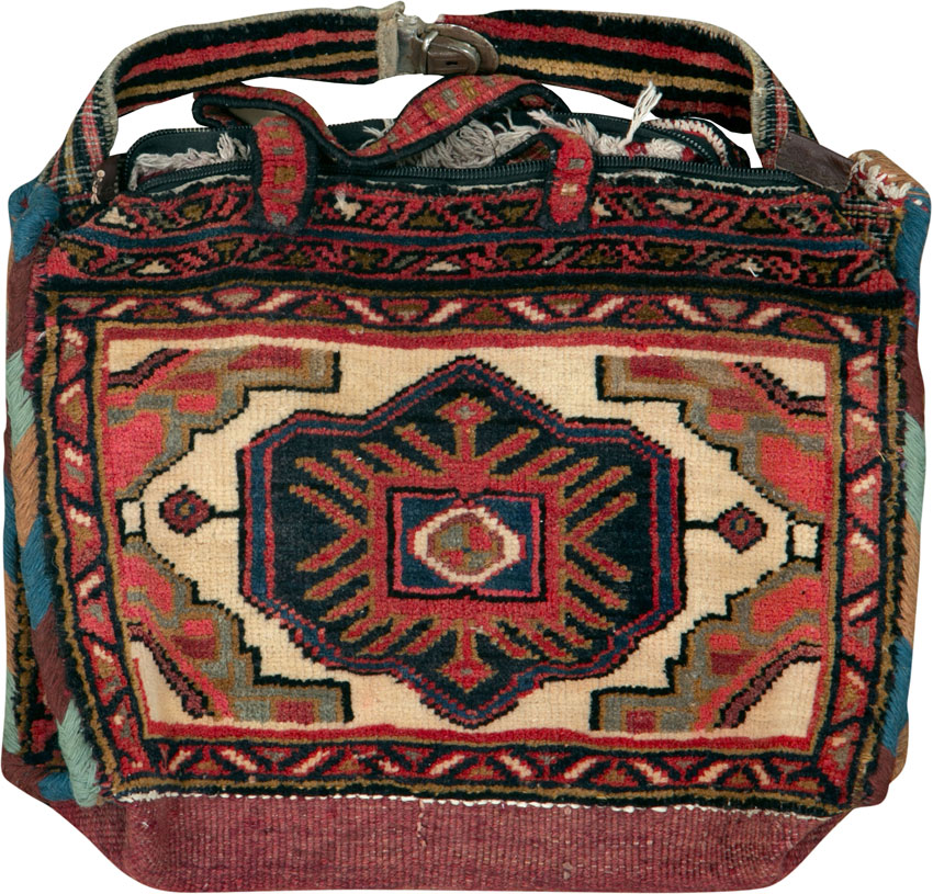 Vintage Persian Afshar Tribal Bag, No.25285 - Gsblank