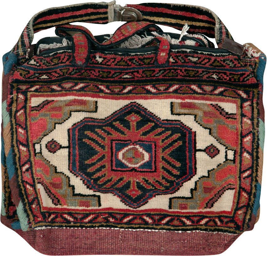 Vintage Persian Afshar Tribal Bag, No.25285 - Gsblank
