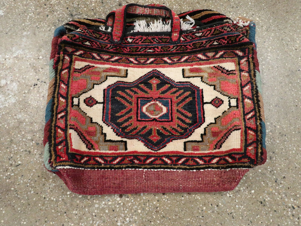 Vintage Persian Afshar Tribal Bag, No.25285 - Gsblank