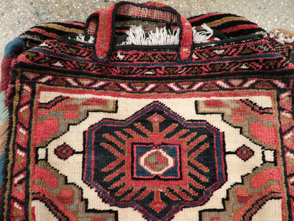 Vintage Persian Afshar Tribal Bag, No.25285 - Gsblank