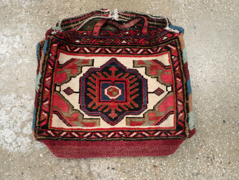 Vintage Persian Afshar Tribal Bag, No.25285 - Gsblank