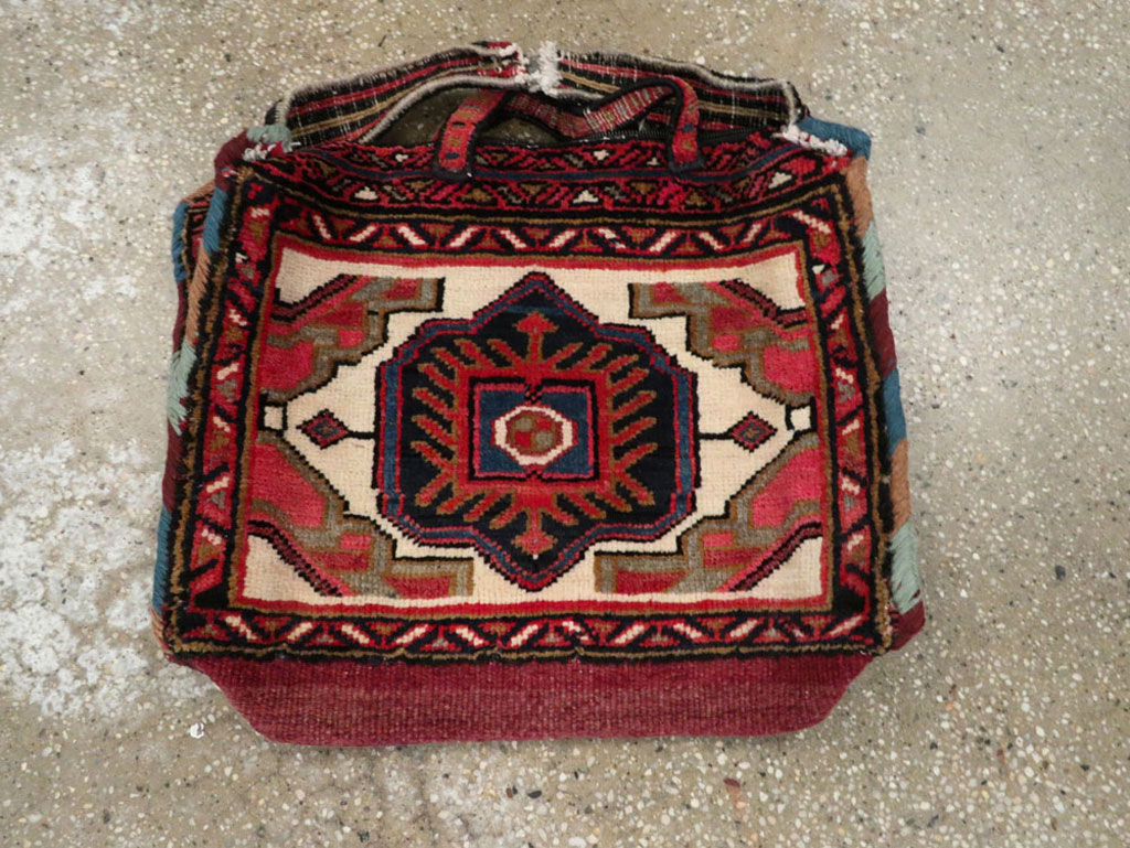Vintage Persian Afshar Tribal Bag, No.25285 - Gsblank
