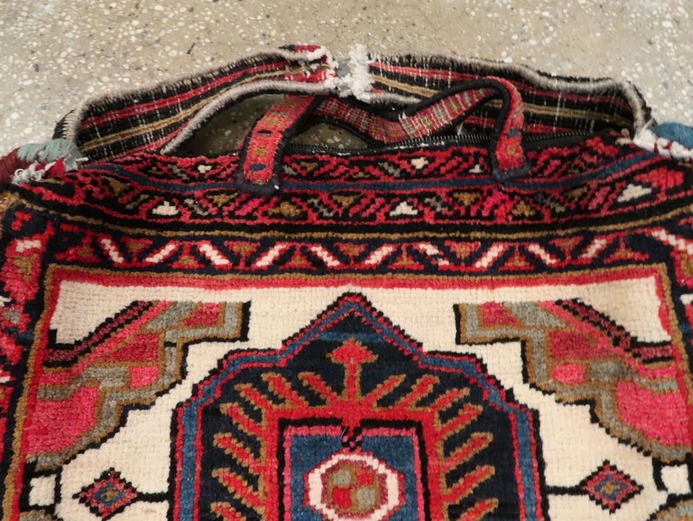 Vintage Persian Afshar Tribal Bag, No.25285 - Gsblank